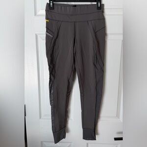 Lole Dark Grey Athletic Pants with Mesh Detail